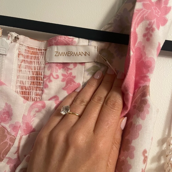 Zimmerman Postcard Printed Linen Midi Dress - Picture 10 of 10